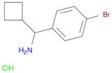 (4-bromophenyl)(cyclobutyl)methanamine hydrochloride