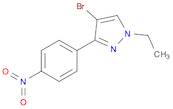 4-bromo-1-ethyl-3-(4-nitrophenyl)-1H-pyrazole