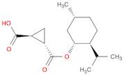 (1S,2S)-2-(((1R,2S,5R)-2-isopropyl-5-methylcyclohexyloxy)carbonyl)cyclopropanecarboxylic acid