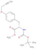 L-Tyrosine, N-[(1,1-dimethylethoxy)carbonyl]-O-2-propyn-1-yl-, methyl ester