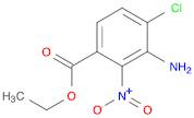 Benzoic acid, 3-amino-4-chloro-2-nitro-, ethyl ester