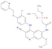 Phosphonic acid, P-[2-[[4-[[3-chloro-4-(2-pyridinylmethoxy)phenyl]amino]-3-cyano-7-ethoxy-6-quinol…