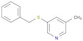 3-Methyl-5-[(phenylmethyl)thio]pyridine