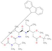 L-Valinamide,N-[(9H-fluoren-9-ylmethoxy)carbonyl]-N-methyl-L-valyl-N-[(1S,2R)-4-(1,1-dimethylethox…