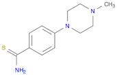 Benzenecarbothioamide, 4-(4-methyl-1-piperazinyl)-