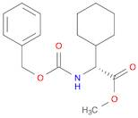 Cyclohexaneacetic acid, a-[[(phenylmethoxy)carbonyl]amino]-, methylester, (aR)-