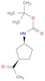 Carbamic acid, (3-acetylcyclopentyl)-, 1,1-dimethylethyl ester, (1S-cis)-