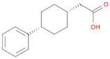 Cyclohexaneacetic acid, 4-phenyl-, cis-