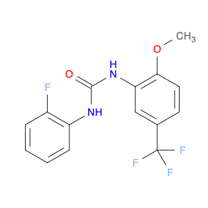 Urea, N-(2-fluorophenyl)-N'-[2-methoxy-5-(trifluoromethyl)phenyl]-