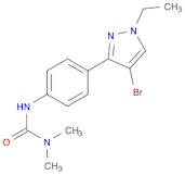 Urea, N'-[4-(4-bromo-1-ethyl-1H-pyrazol-3-yl)phenyl]-N,N-dimethyl-