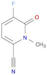 2-Pyridinecarbonitrile, 5-fluoro-1,6-dihydro-1-methyl-6-oxo-