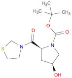 1-Pyrrolidinecarboxylic acid, 4-hydroxy-2-(3-thiazolidinylcarbonyl)-,1,1-dimethylethyl ester, (2S,…