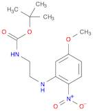 Carbamic acid, N-[2-[(5-methoxy-2-nitrophenyl)amino]ethyl]-, 1,1-dimethylethyl ester