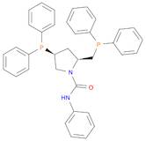 1-Pyrrolidinecarboxamide,4-(diphenylphosphino)-2-[(diphenylphosphino)methyl]-N-phenyl-,(2S,4S)-