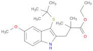 ethyl 3-(3-(tert-butylthio)-5-methoxy-1H-indol-2-yl)-2,2-dimethylpropanoate