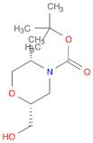 (2R,5S)-tert-butyl 2-(hydroxymethyl)-5-methylmorpholine-4-carboxylate