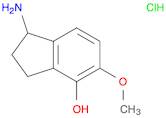 1-Amino-5-methoxy-2,3-dihydro-1H-inden-4-ol hydrochloride