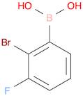 Boronic acid, (2-bromo-3-fluorophenyl)-