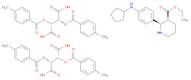 Butanedioic acid, 2,3-bis[(4-methylbenzoyl)oxy]-, (2R,3R)-, compd. with ethyl (2R,3S)-2-[4-(cycl...