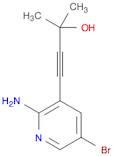 4-(2-Amino-5-bromo-3-pyridinyl)-2-methyl-3-butyn-2-ol