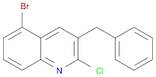 Quinoline, 5-bromo-2-chloro-3-(phenylmethyl)-