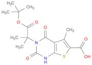 Thieno[2,3-d]pyrimidine-3(2H)-acetic acid, 6-carboxy-1,4-dihydro-α,α,5-trimethyl-2,4-dioxo-, 3-(...