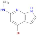 4-bromo-N-methyl-1H-pyrrolo[2,3-b]pyridin-6-amine