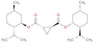 1,2-Cyclopropanedicarboxylic acid,bis[5-methyl-2-(1-methylethyl)cyclohexyl] ester,[1R-[1a[1S*,2S...