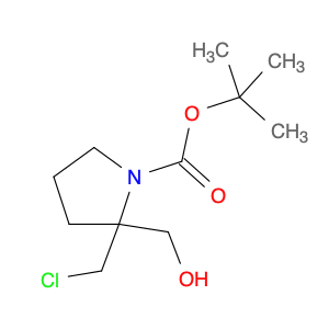 tert-butyl 2-(chloromethyl)-2-(hydroxymethyl)pyrrolidine-1-carboxylate