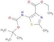 Ethyl 5-((tert-butoxycarbonyl)amino)-2-methylthiazole-4-carboxylate