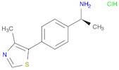 (S)-1-(4-(4-methylthiazol-5-yl)phenyl)ethanamine hydrochloride