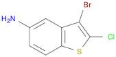 Benzo[b]thiophen-5-amine, 3-bromo-2-chloro-