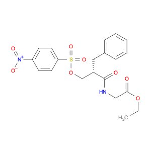 (S)-ethyl 2-(2-benzyl-3-(4-nitrophenylsulfonyloxy)propanamido)acetate