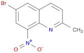 Quinoline, 6-bromo-2-methyl-8-nitro-