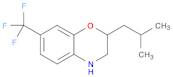 2H-1,4-Benzoxazine, 3,4-dihydro-2-(2-methylpropyl)-7-(trifluoromethyl)-