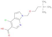 4-Chloro-1-((2-(trimethylsilyl)ethoxy)methyl)-1H-pyrrolo[2,3-b]pyridine-5-carboxylic acid