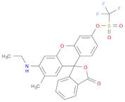 Methanesulfonic acid, 1,1,1-trifluoro-, 6'-(ethylamino)-7'-methyl-3-oxospiro[isobenzofuran-1(3H)...