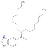 N,N-Dioctylbenzimidazole-5-carboxamide