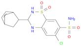 2H-1,2,4-Benzothiadiazine-7-sulfonamide,3-bicyclo[2.2.1]hept-5-en-2-yl-6-chloro-3,4-dihydro-, 1,1-…