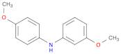 Benzenamine, 3-methoxy-N-(4-methoxyphenyl)-