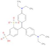 Ethanaminium,N-[4-[[4-(diethylamino)phenyl](2,4-disulfophenyl)methylene]-2,5-cyclohexadien-1-yli...