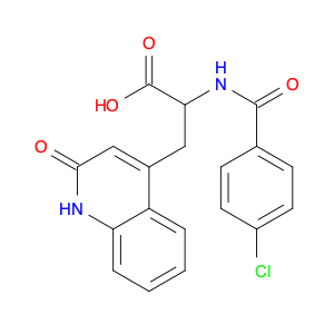 2-[(4-chloro-2,3,5,6-tetradeuteriobenzoyl)amino]-3-(2-oxo-1H-quinolin-4-yl)propanoic acid