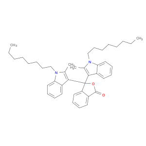 1(3H)-Isobenzofuranone, 3,3-bis(2-methyl-1-octyl-1H-indol-3-yl)-