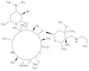 1-Oxa-6-azacyclopentadecan-15-one,13-[[2,6-dideoxy-3-C-methyl-3-O-methyl-4-C-[(propylamino)methyl]…