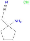 2-(1-Aminocyclopentyl)acetonitrile hydrochloride