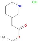 (Z)-Ethyl 2-(piperidin-3-ylidene)acetate hydrochloride