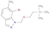 7-Bromo-6-methyl-1-((2-(trimethylsilyl)ethoxy)methyl)-1H-indazole