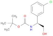 carbamic acid,[(1S)-1-(3-chlorophenyl)-2-hydroxyethyl]-,1,1-dimethylethyl ester