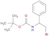 Carbamic acid, (2-bromo-1-phenylethyl)-, 1,1-dimethylethyl ester