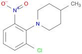 Piperidine, 1-(2-chloro-6-nitrophenyl)-4-methyl-